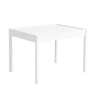 Baby Relax Hunter 3-Piece Kiddy Table & Chair Kids Set, White