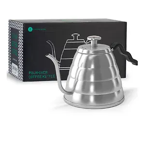 Coffee Gator Gooseneck Kettle with Thermometer 34oz