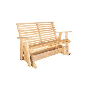 Palmetto Craft Capers Solid Pine Outdoor Glider