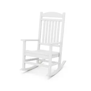 Polywood Grant Park Plastic Outdoor Rocking Patio Chair