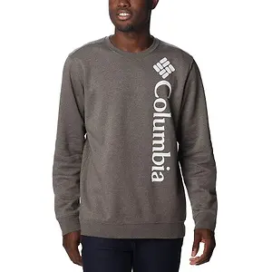 Columbia Mens Vertical Logo Trek Crew Sweatshirt
