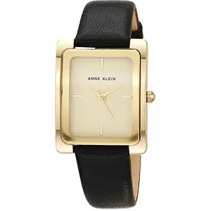 Anne Klein Womens Leather Strap Watch AK/2706