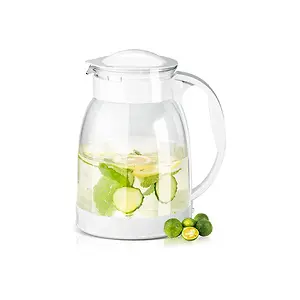 HIHUOS 68oz Water Pitcher with Lid and Spout