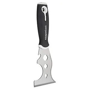 Amazon Basics 14-IN-1 Soft Grip Painters Tool with Hammer