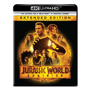Jurassic World Dominion: Extended Edition 4K UHD + Blu-ray + Digital