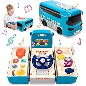 CUTE STONE Bus Car Toy
