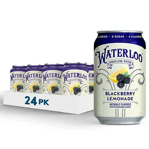 Waterloo Sparkling Water - Blackberry Lemonade - 12 fl oz - 24-Pack
