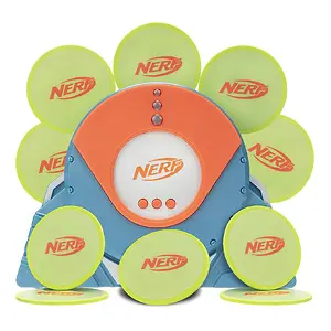 NERF Skeet Shot Disc Launcher Launches Discs Up to 6 ft