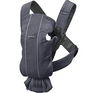 BabyBjörn Baby Carrier Mini, 3D mesh, Anthracite/Leopard