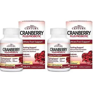 21st Century Cranberry Plus Probiotic Tablets