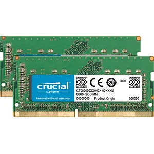 Crucial 64GB (2x32GB) DDR4 3200MHz CL22 SO-DIMM