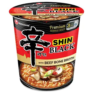 Nongshim Shin Black Noodle Soup, Spicy, 3.5 Ounce (Pack of 6)