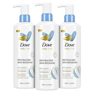 Dove Body Love Body Cleanser Body Wash 3 Count