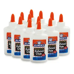 Elmers Liquid School Glue Washable 4Oz, 12-Pack