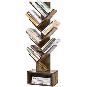 Hoctieon 6 Tier Tree Bookshelf