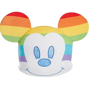 Disney Pride Character Head Plush Mickey Mouse