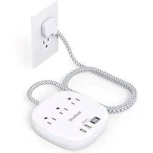 One Beat Power Strip with 3×Outlet 4×USB