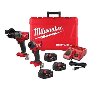 Milwaukee M18 FUEL 18-Volt Hammer Drill and Impact Driver with Battery
