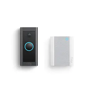 Ring Video Doorbell Wired, 1st Gen with Ring Chime