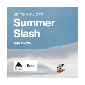 Burton Snowboards UK: Up to 40% OFF Summer Slash