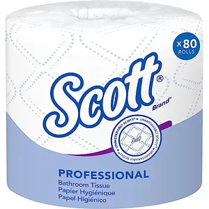 Scott Professional Standard Roll Bathroom Tissue 80 Rolls