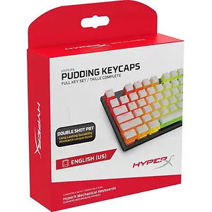 HyperX Pudding Keycaps - Double Shot PBT Keycap Set