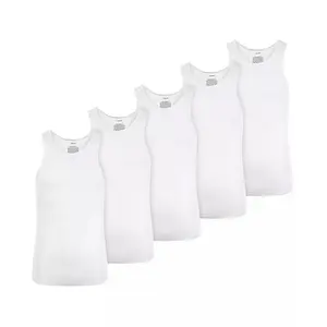 Alfani Men's 5-Pk. Moisture-Wicking Solid Tanks