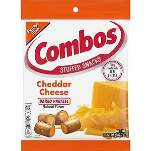 Combos Cheddar Cheese Baked Pretzel Snacks, 13.5 Ozelia