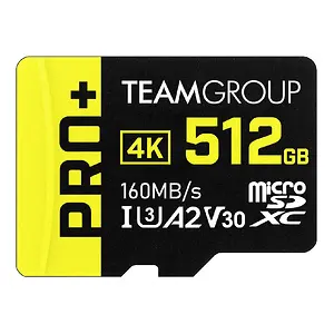 TEAMGROUP A2 Pro Plus Card 512GB Micro SDXC