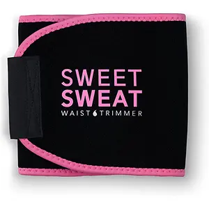 Sweet Sweat Waist Trimmer - Black/Pink 