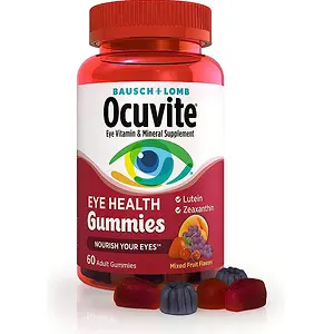 Ocuvite Vitamin & Mineral Supplement for Eye Health Adult Gummies