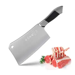 SHI BA ZI ZUO Heavy Duty Stainless Steel Bone Knife