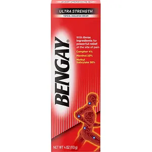 Ultra Strength Bengay Topical Pain Relief Cream 4 oz