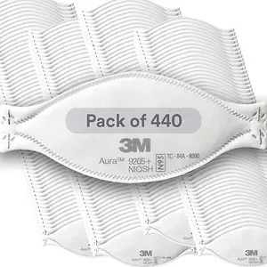 3M Aura Particulate Respirator 9205+ N95 Pack of 440