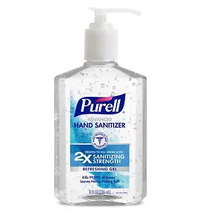 Purell Advanced Hand Sanitizer, Pump Original 8.0 fl oz
