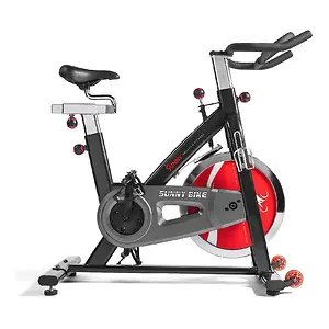 Sunny Health & Fitness Indoor Cycling Exercise Bike w/49LB Flywheel