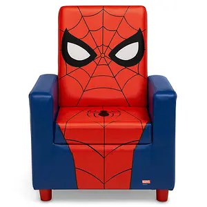 Delta Children High Back Upholstered Chair Wood Spider-Man