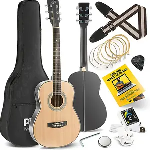 Pyle Acoustic Electric Guitar ½ Scale 34”