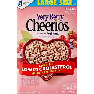 Cheerios Very Berry Cheerios Heart Healthy Cereal 14.5oz