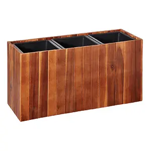 Amazon Aware Acacia Wood 26-Inch Rectangular Planter Box