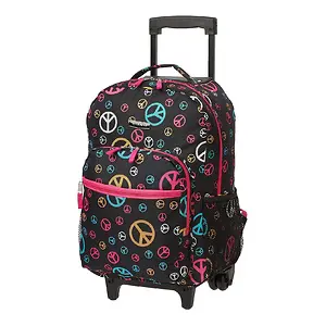 Rockland Double Handle Rolling Backpack 17-inch