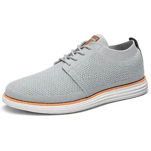 Bruno Marc Mens Mesh Oxfords Lace-Up Lightweight Sneakers