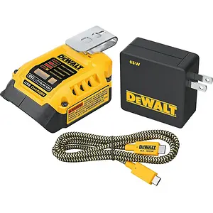 DEWALT Battery Charger and USB Wall Charging Kit