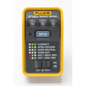 Fluke ST120+ GFCI Socket Tester with Audible Beeper
