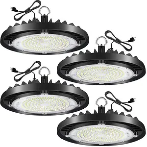 CINOTON 150W UFO LED High Bay Light, 4-Pack