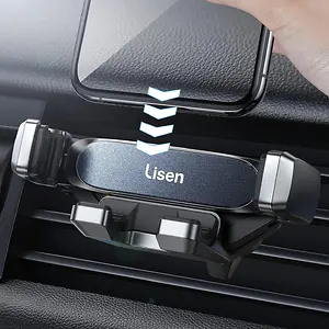 LISEN Car Vent Phone Mount Holder for 4-7.5-in Smartphone