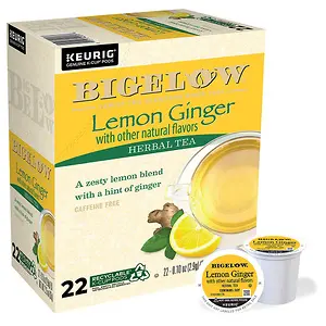 Bigelow Tea Lemon Ginger Tea Keurig K-Cups