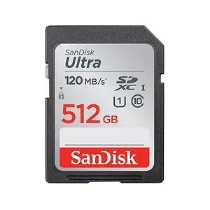 SanDisk 512GB Ultra SDXC UHS-I Class 10 Memory Card