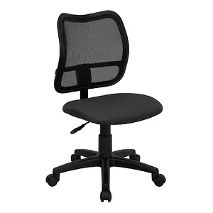 Flash Furniture Alber Mid-Back Gray Mesh Swivel Task Office Chair