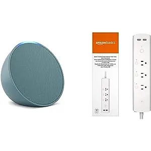 Echo Pop with Amazon Basics Smart Plug